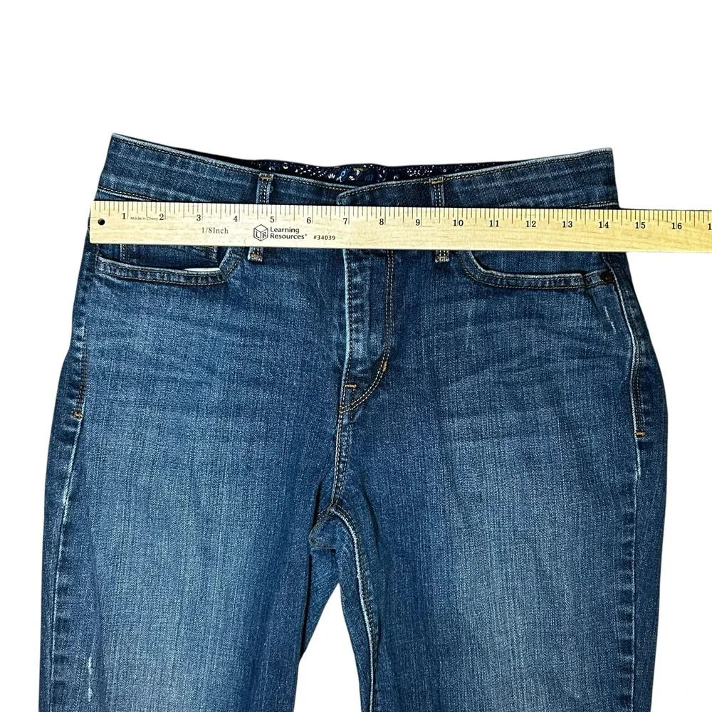 Levis 525 Womens Size 6M Blue Denim Jeans Bootcut With Back Button Pockets - Picture 5 of 8